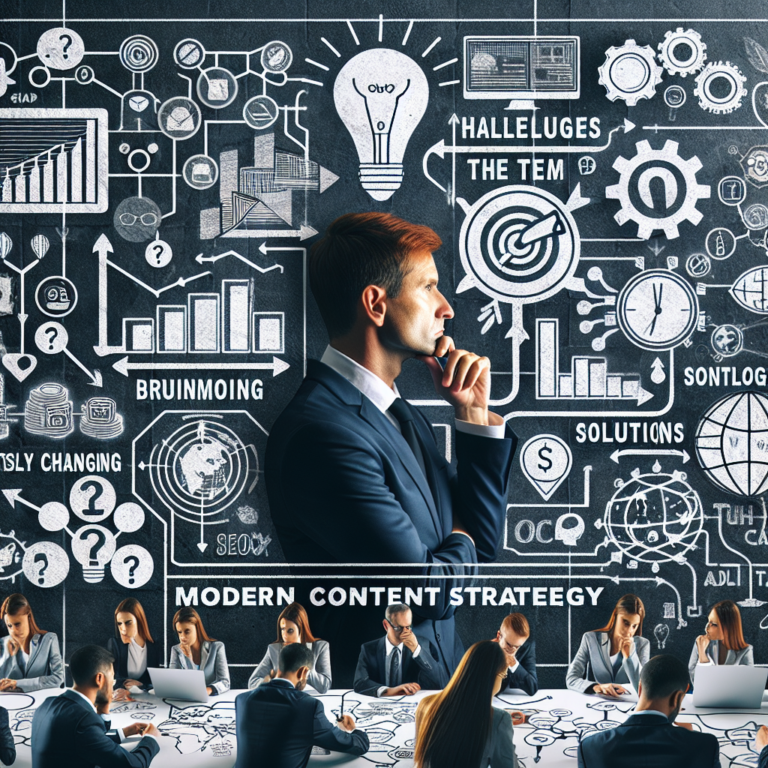 Key Challenges and Solutions in Modern Content Strategy